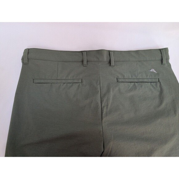 Tommy Bahama Mens Green Chino Shorts Sz 36 Performance Stretch Golf - Picture 4 of 7